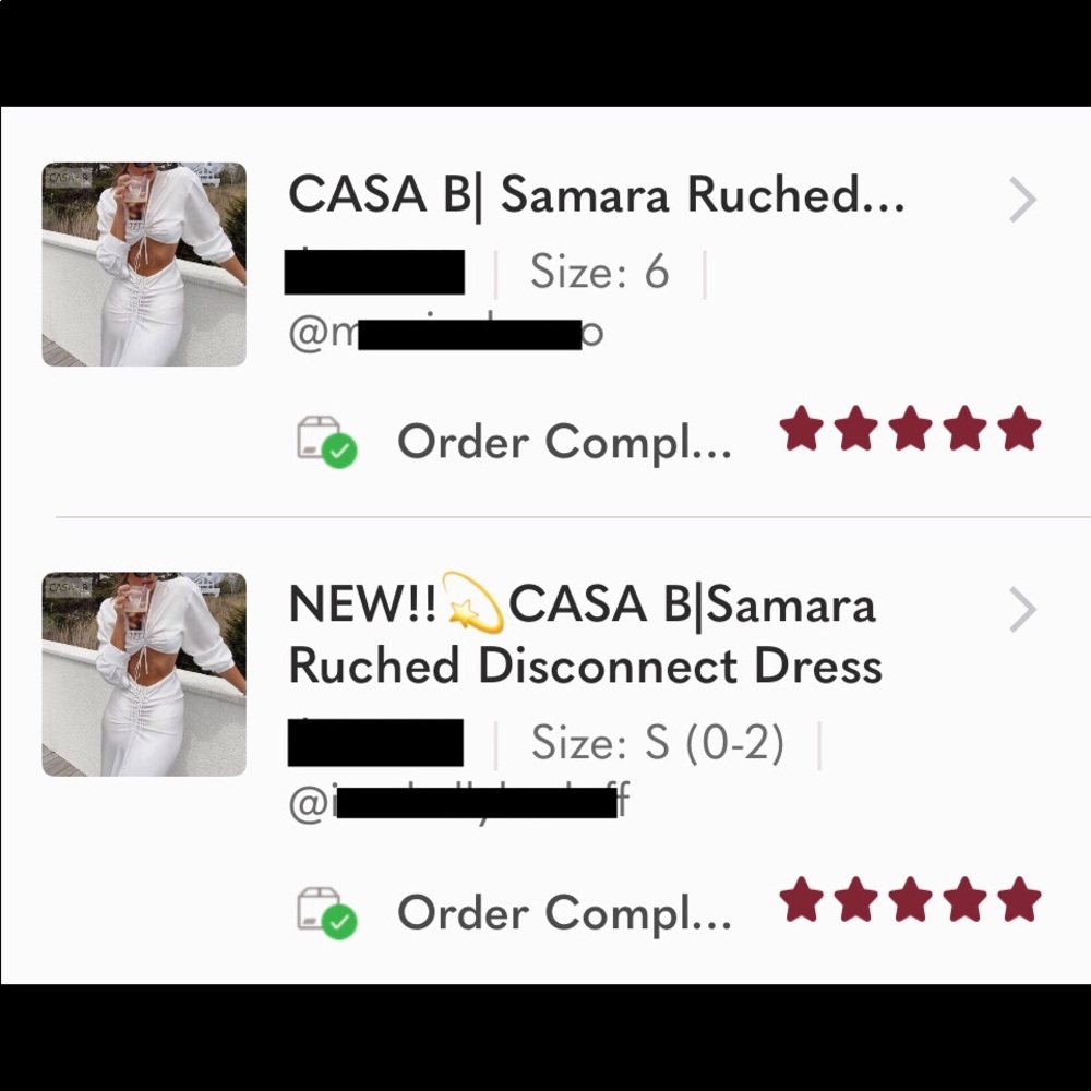 5🌟CASA B| Samara Ruched Disconnect Dress - Picture 8 of 8